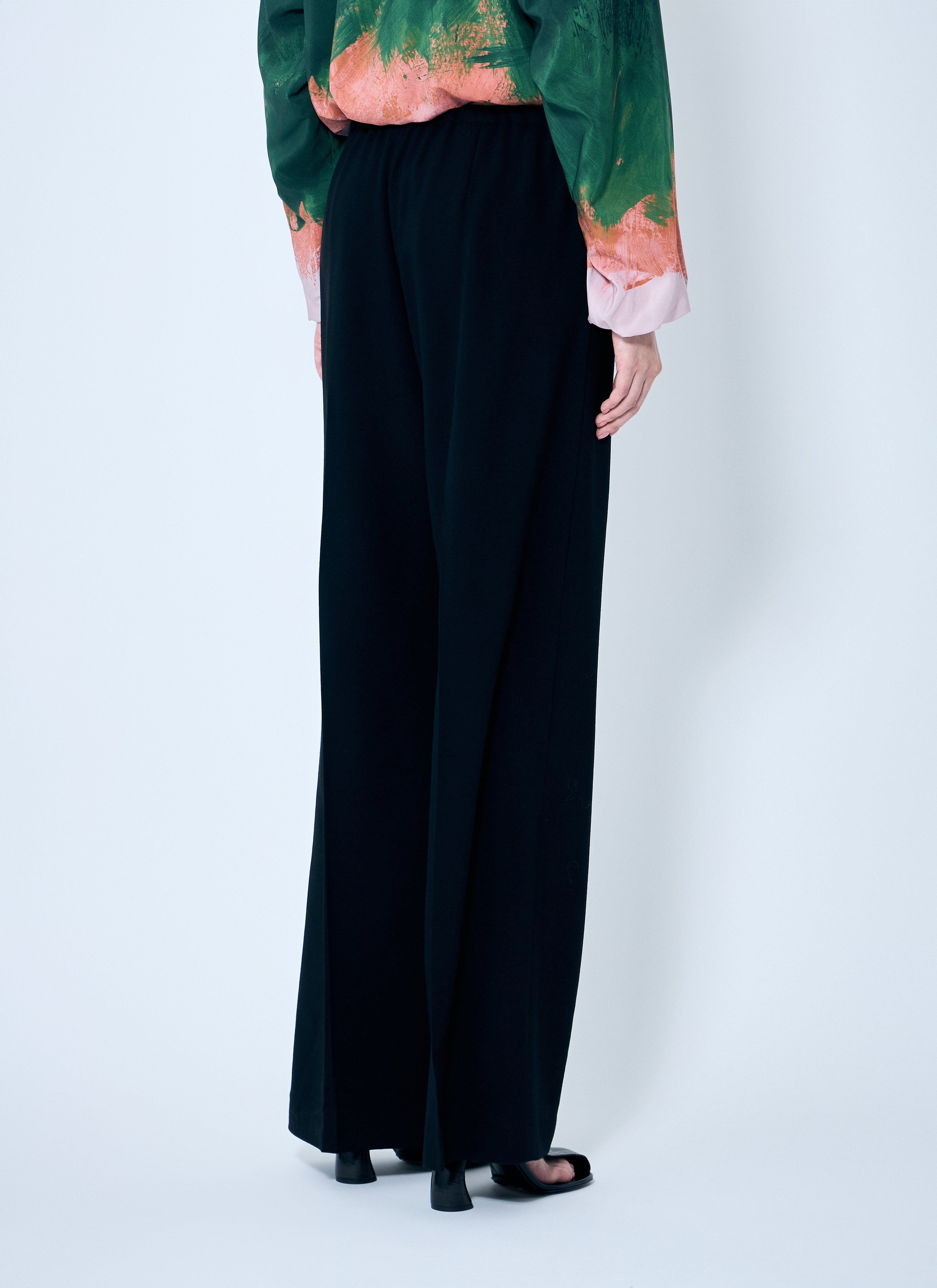 Dries Van Noten Women Puvis Wool Pants by Luosophy