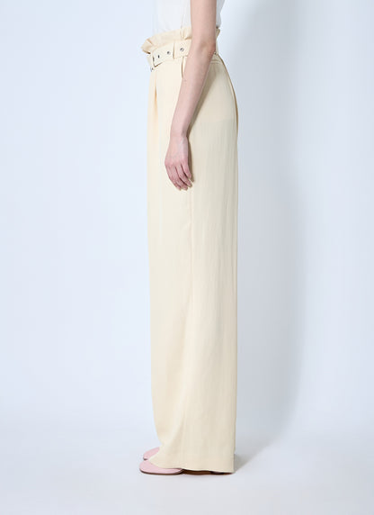 Dries Van Noten Women Belted Pants by Luosophy