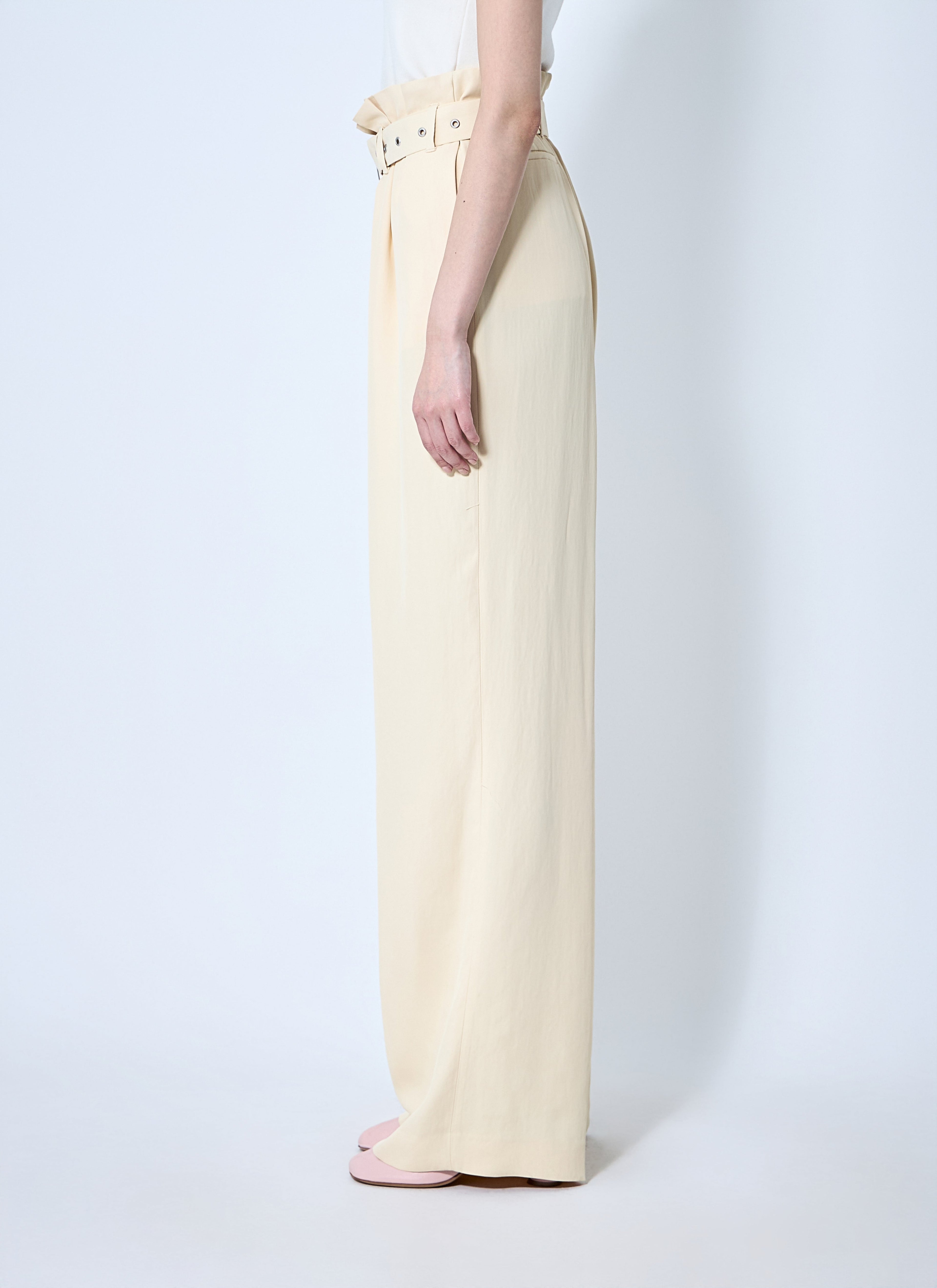 Dries Van Noten Women Belted Pants 