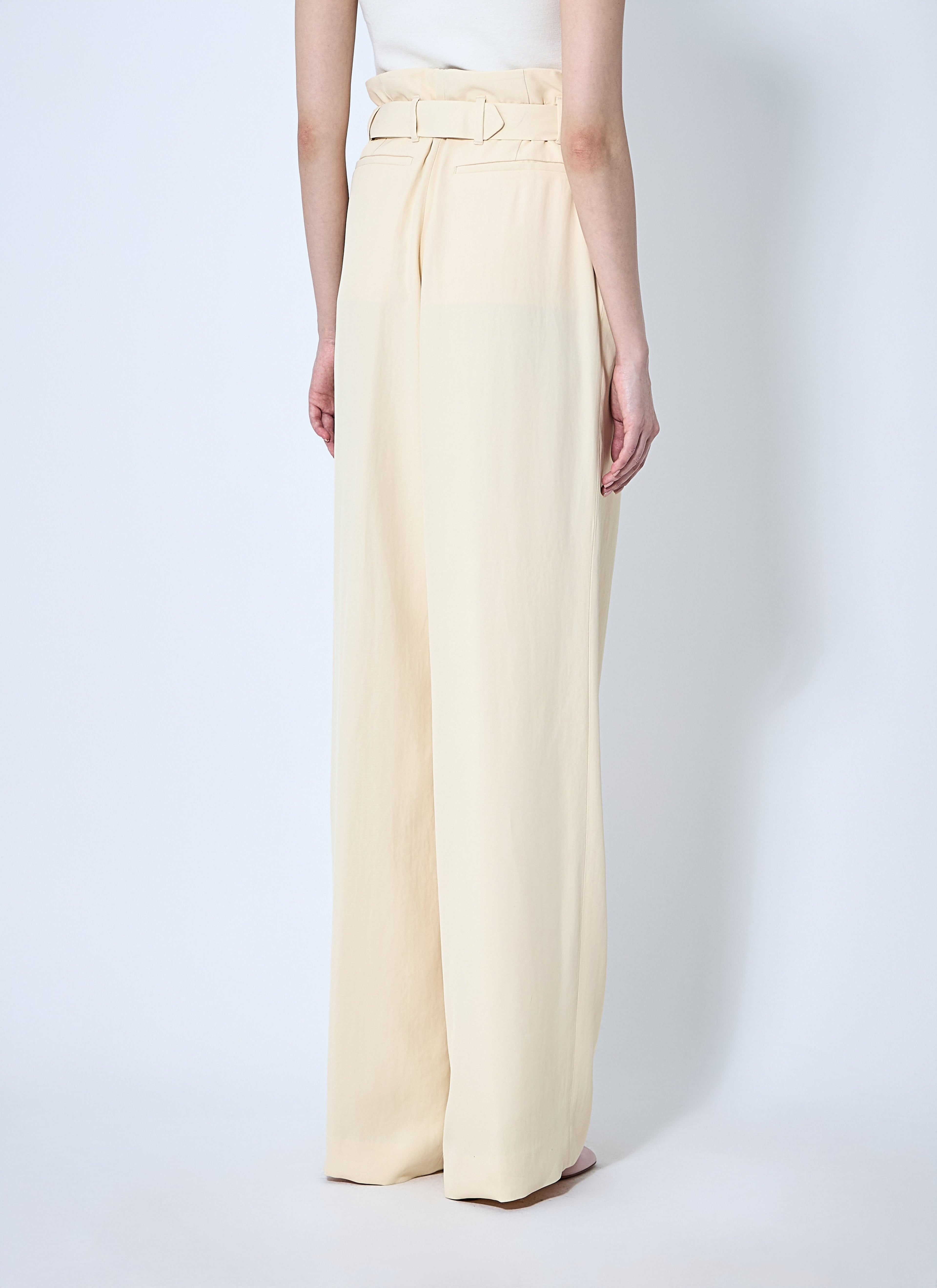 Dries Van Noten Women Belted Pants by Luosophy