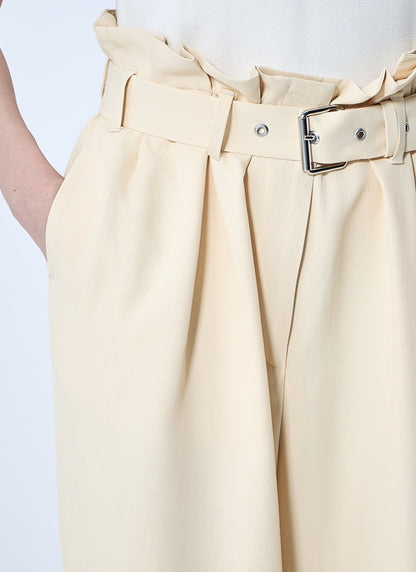 Dries Van Noten Women Belted Pants by Luosophy