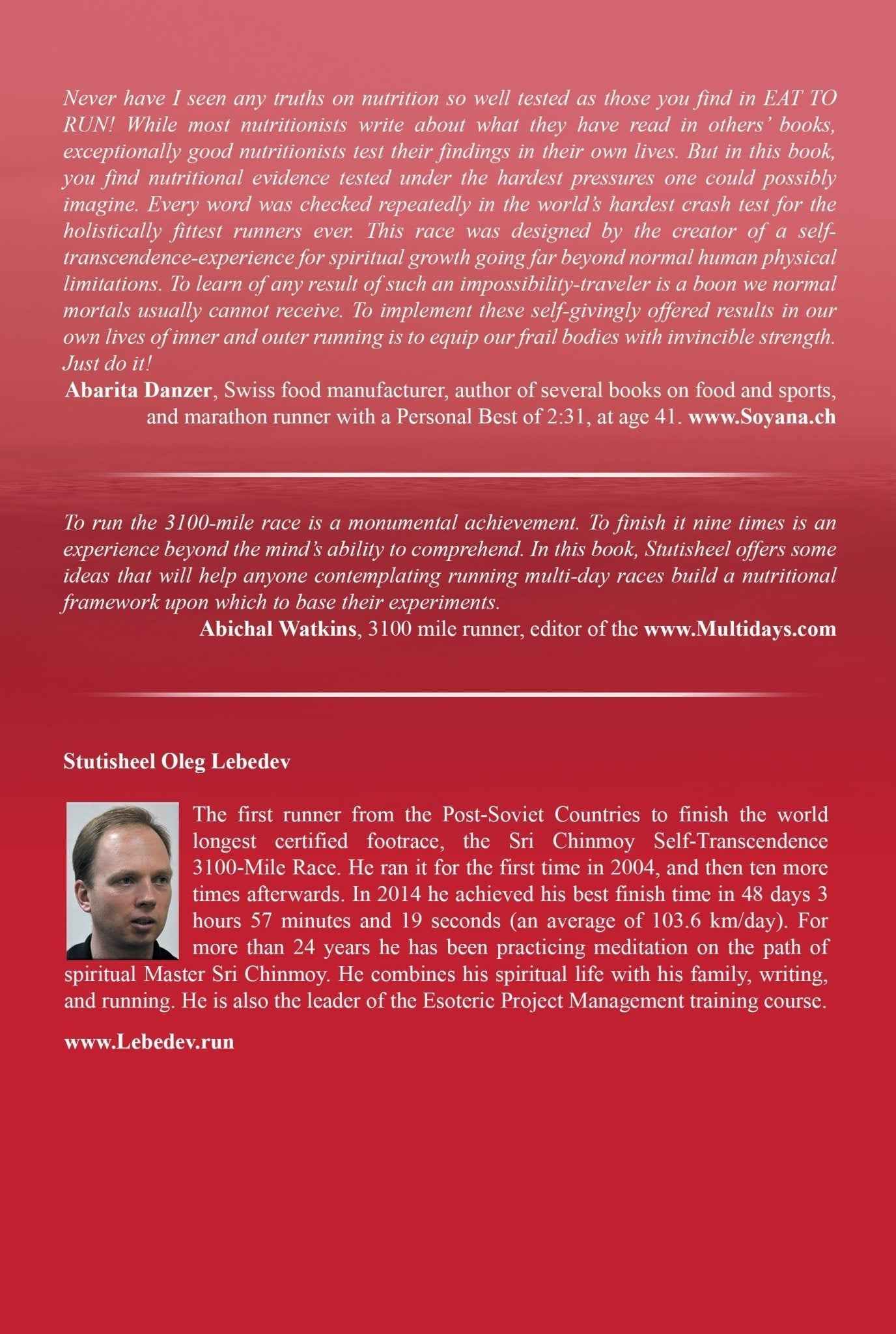 e-Book: Eat to Run. Holistic nutrition for the ultra-marathon runner