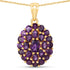 4.04 Carat Genuine Amethyst .925 Sterling Silver Pendant by Bids.com