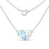 1.90 Carat Genuine Blue Topaz .925 Sterling Silver Pendant  DestGlow