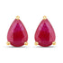 1.60 Carat Genuine Ruby 10K Yellow Gold Earrings by Bids.com