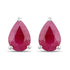 1.60 Carat Genuine Ruby 14K White Gold Earrings by Bids.com