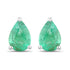 1.30 Carat Genuine Zambian Emerald 14K White Gold Earrings by Bids.com