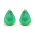 1.30 Carat Genuine Zambian Emerald 14K Yellow Gold Earrings by Bids.com