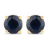 1.70 Carat Genuine Blue Sapphire 14K Yellow Gold Earrings by Bids.com
