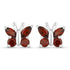 1.28 Carat Genuine Garnet .925 Sterling Silver Earrings by Bids.com