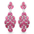 4.12 Carat Genuine Ruby .925 Sterling Silver Earrings by Avera Group