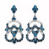 4.84 Carat Genuine London Blue Topaz .925 Sterling Silver Earrings by Bids.com