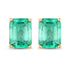 2.75 Carat Genuine Ethiopian Emerald 14K Yellow Gold Earrings by Bids.com