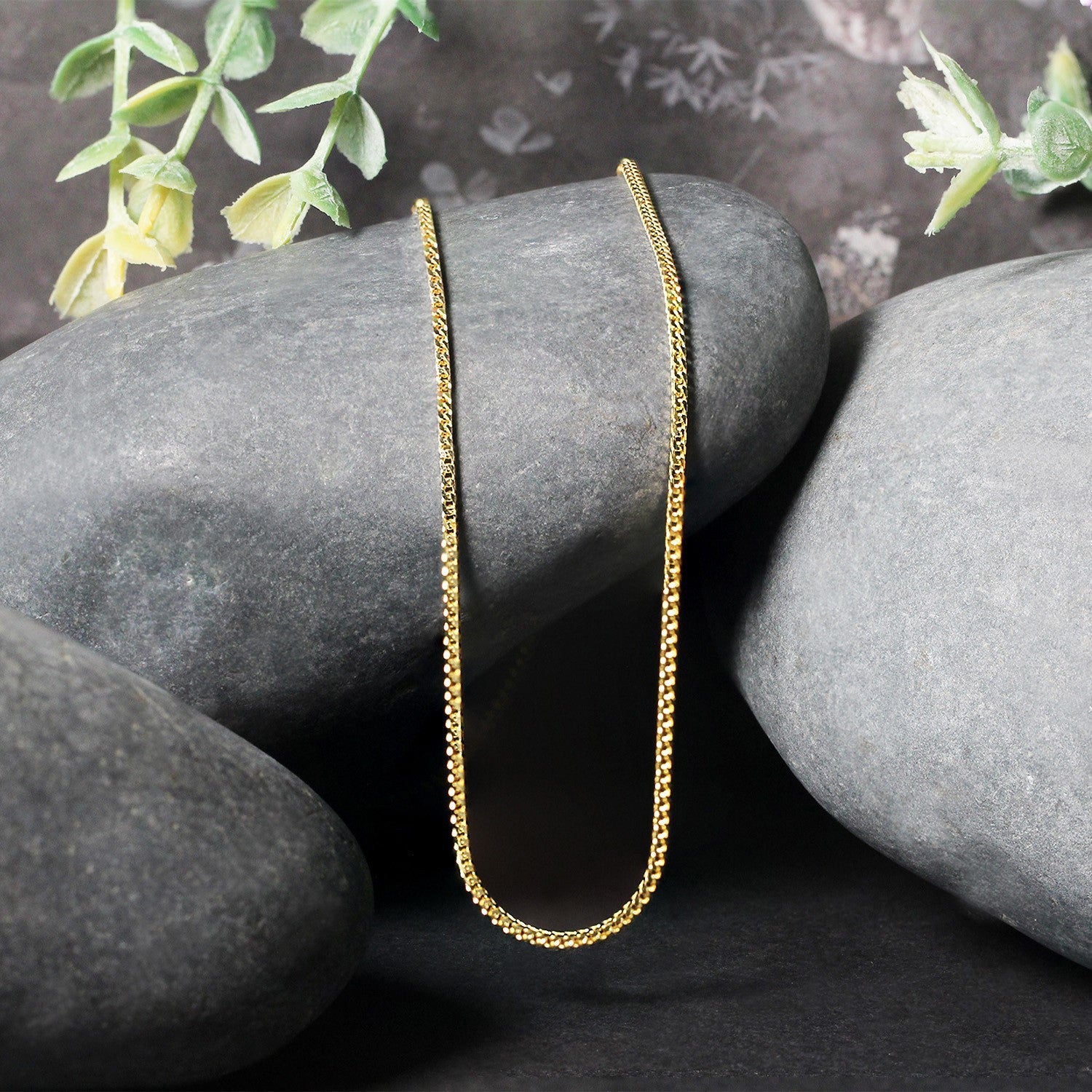 14k Yellow Gold Franco Chain 1.2mm by Bids.com