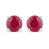 0.86 Carat Genuine Ruby 10K White Gold Earrings  DestGlow