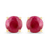 0.86 Carat Genuine Ruby 10K Yellow Gold Earrings  DestGlow