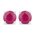 0.86 Carat Genuine Ruby 14K White Gold Earrings by Bids.com