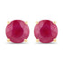 0.86 Carat Genuine Ruby 14K Yellow Gold Earrings by Bids.com