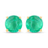 0.72 Carat Genuine Zambian Emerald 10K Yellow Gold Earrings by Bids.com