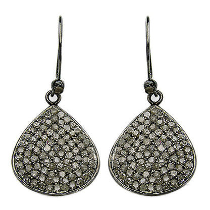 2.61 Carat Genuine Diamond .925 Sterling Silver Earrings by Bids.com