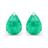 0.70 Carat Genuine Zambian Emerald 14K White Gold Earrings by Bids.com