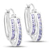 1.40 Carat Genuine Tanzanite .925 Sterling Silver Earrings  DestGlow