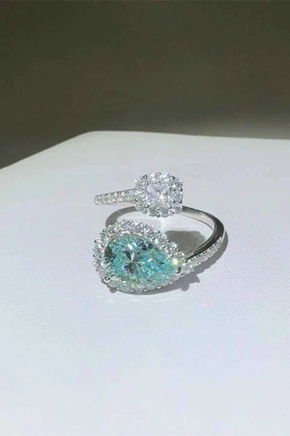 2 Carat Sparkala™ 925 Sterling Silver Bypass Ring