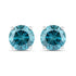 0.81 Carat Genuine Blue Diamond 14K White Gold Earrings by Bids.com