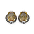 3.14 Carat Genuine Citrine & Black Diamond .925 Sterling Silver Earrings by Avera Group