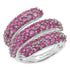 3.90 Carat Genuine Ruby .925 Sterling Silver Ring  DestGlow