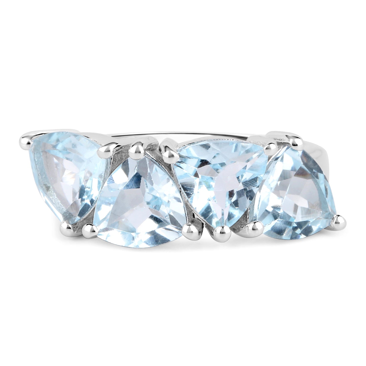 5.00 Carat Genuine Blue Topaz .925 Sterling Silver Ring by Bids.com