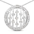 0.53 Carat Genuine White Diamond .925 Sterling Silver Pendant by Bids.com