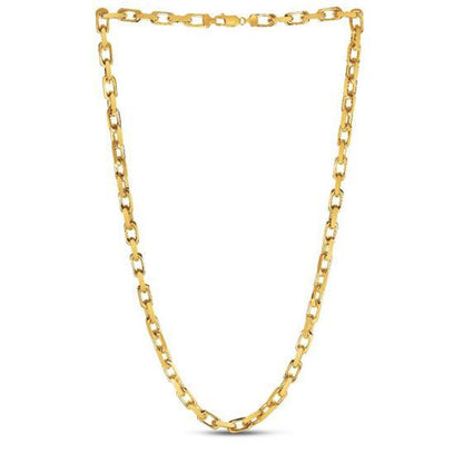 14k Yellow Gold French Cable Link Chain (6.10 mm) by Bids.com