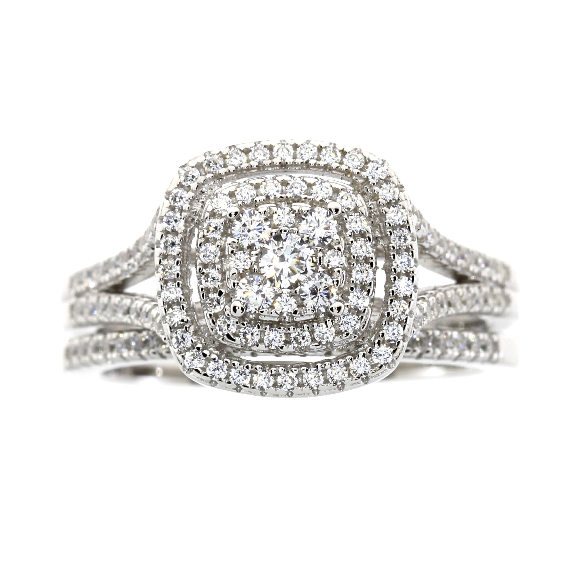 Genuine Cubic Zirconium CZ SS Bridal Sterling Silver by Bids.com