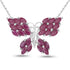 3.12 Carat Genuine Ruby .925 Sterling Silver Pendant by Bids.com