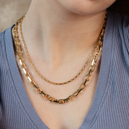 14k Yellow Gold French Cable Link Chain (6.10 mm) by Bids.com