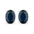 1.90 Carat Genuine Blue Sapphire 10K White Gold Earrings by Bids.com
