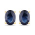 1.90 Carat Genuine Blue Sapphire 10K Yellow Gold Earrings by Bids.com