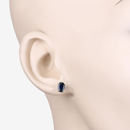 1.90 Carat Genuine Blue Sapphire 10K Yellow Gold Earrings by Bids.com