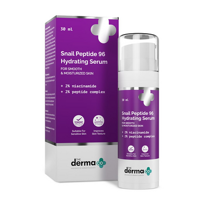 The Derma Co Snail Peptide 96 Hydrating Serum With Niacinamide & Peptide Complex For Smooth & Moisturized Skin