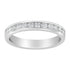 14K White Gold 1/2 cttw Diamond Band Ring (I-J Color, I2-I3 Clarity) - Size 7 by Bids.com