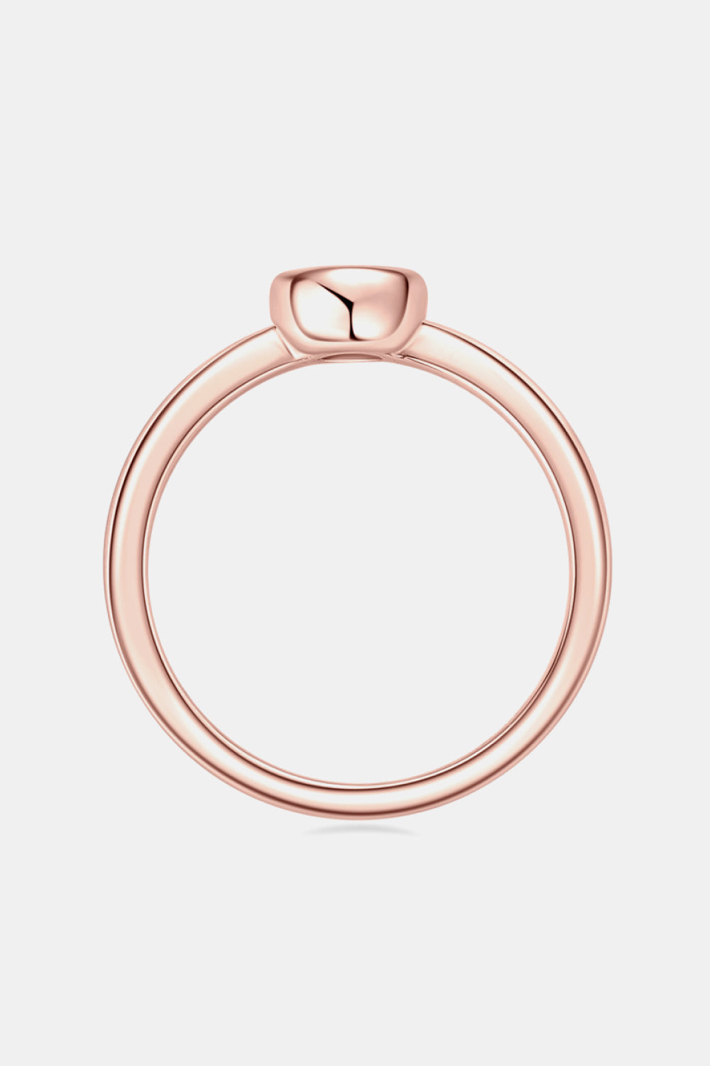 Sparkala™ Pure Sterling Silver Solitaire Ring (18k Rose Gold over Pure Sterling Silver) by Sparkala