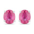 0.60 Carat Genuine Ruby 14K White Gold Earrings by Bids.com