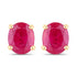 0.60 Carat Genuine Ruby 14K Yellow Gold Earrings by Bids.com