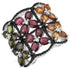 8.38 Carat Genuine Multi Tourmaline .925 Sterling Silver Ring by Bids.com