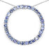 3.00 Carat Genuine Tanzanite .925 Sterling Silver Pendant  DestGlow