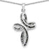 0.49 Carat Genuine Black Diamond .925 Sterling Silver Pendant  DestGlow