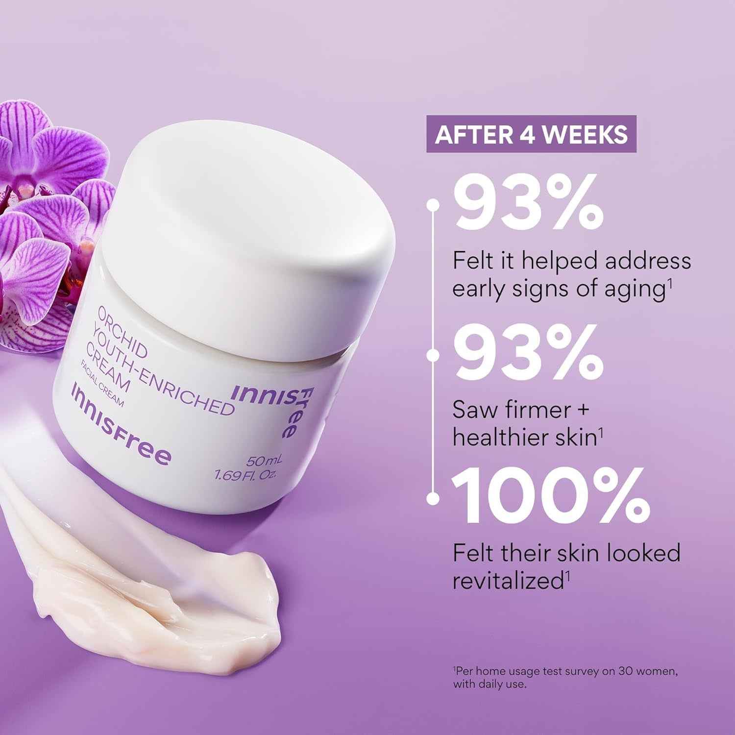 Orchid Youth-Enriched Cream, Korean Face Cream for Firming and Hydrated Skin