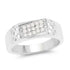0.23 Carat Genuine White Diamond .925 Sterling Silver Ring by Bids.com