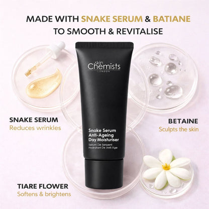 skinChemists Snake Serum Anti-Ageing Day Moisturiser 50ml by skinChemists US